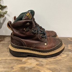 Georgia Giant Steel toe leather work boots size 7.5